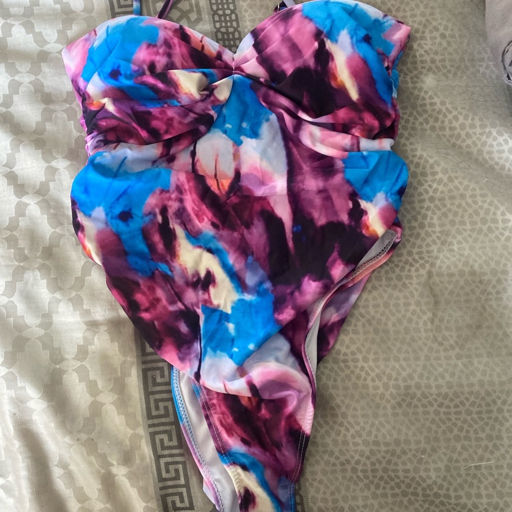 Matte Collection, Size Small Purple Bathing Suit